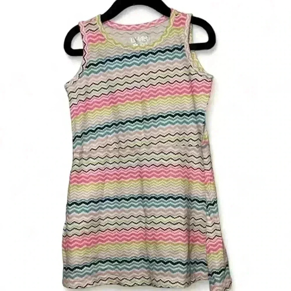 Limited Too- Bright Multi-Color Tank Top Dress-Girls size 6 - Picture 1 of 4